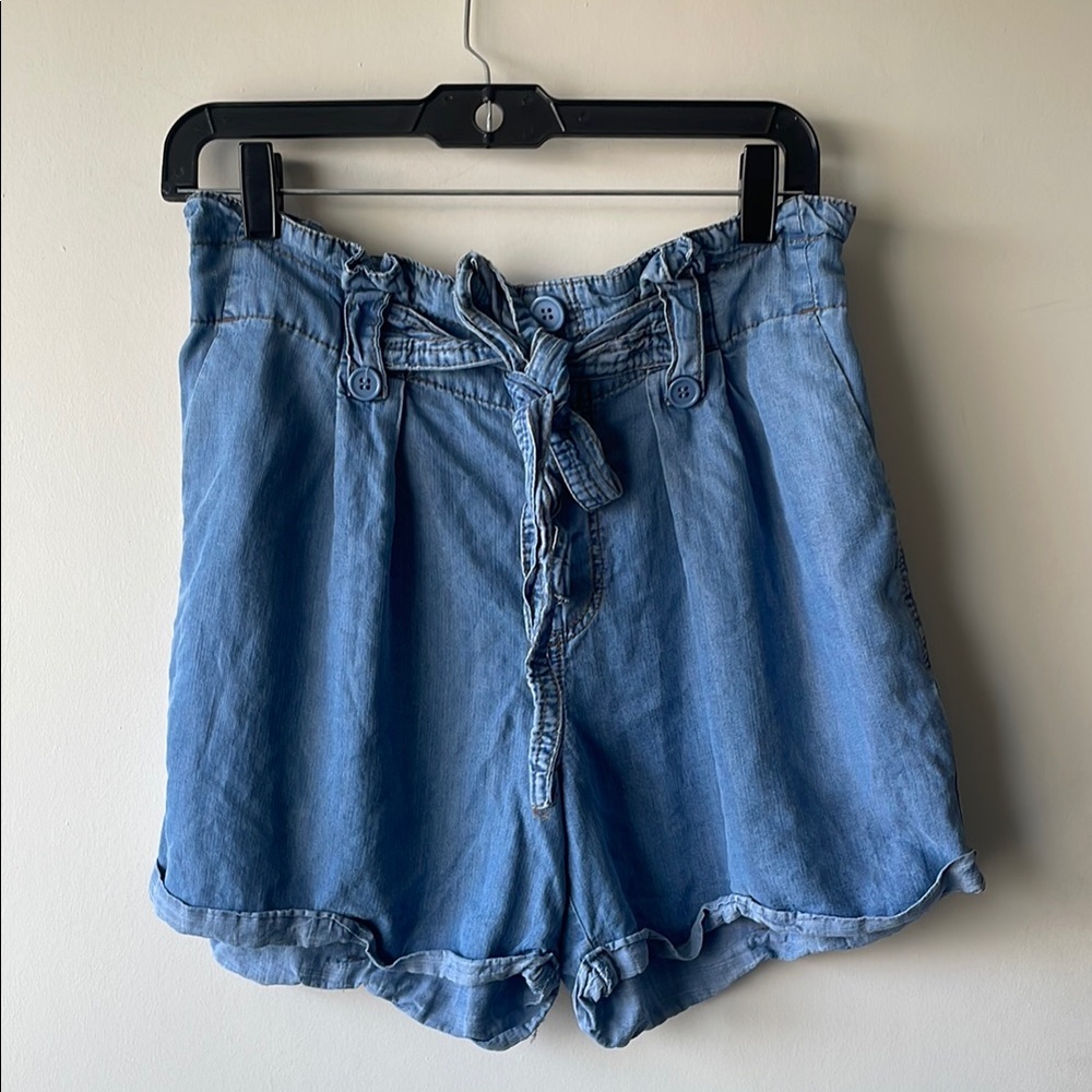 one 5 one High Waist Blue Shorts